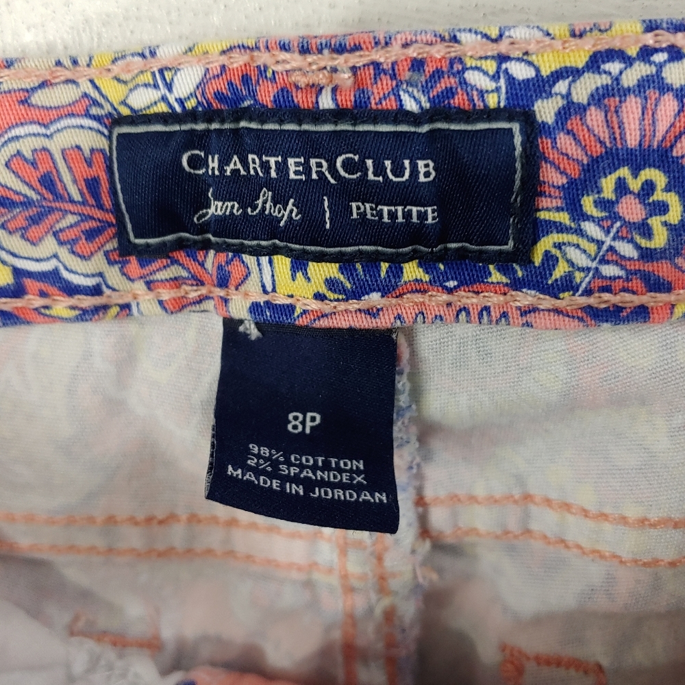 CHARTER CLUB PRINT SKINNY ANKLE - Picture 7 of 15